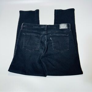 Levi's jeans 314 Shaping Straight Leg Jeans stretchy black women size 32
